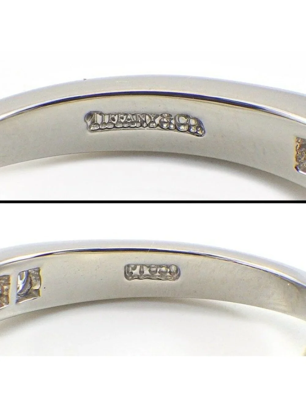 Tiffany & Co Ring Band Half Circle Eternity Points Diamond